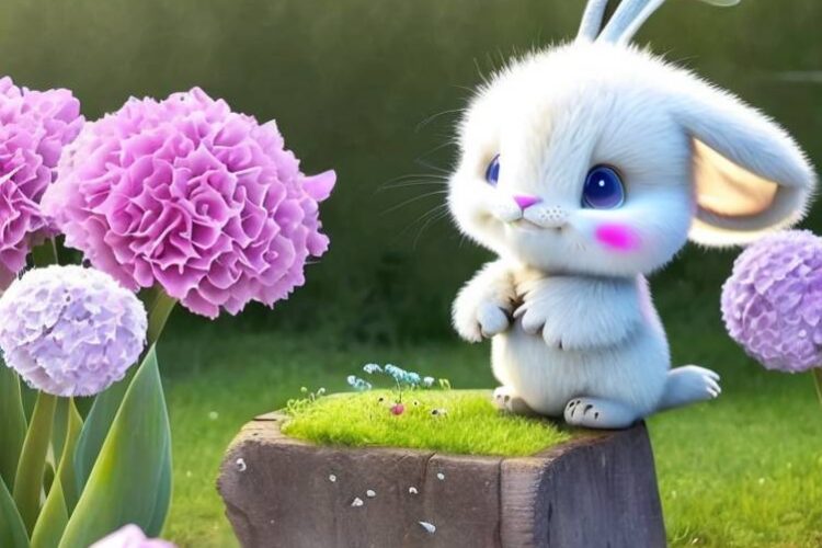 兔年来一只可爱的兔子