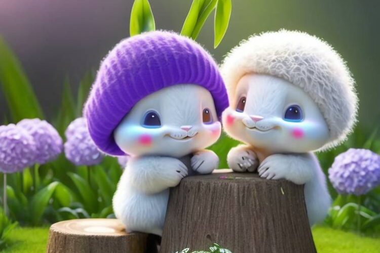 兔年来一只可爱的兔子