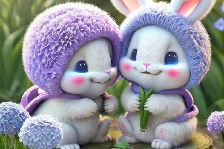 兔年来一只可爱的兔子