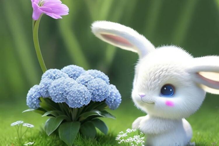 兔年来一只可爱的兔子