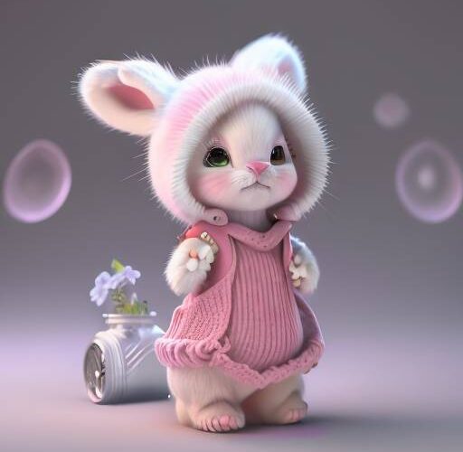 兔年来一只可爱的兔子