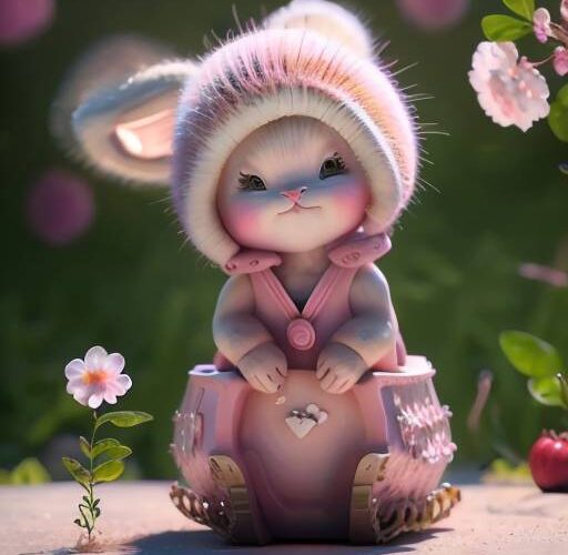 兔年来一只可爱的兔子