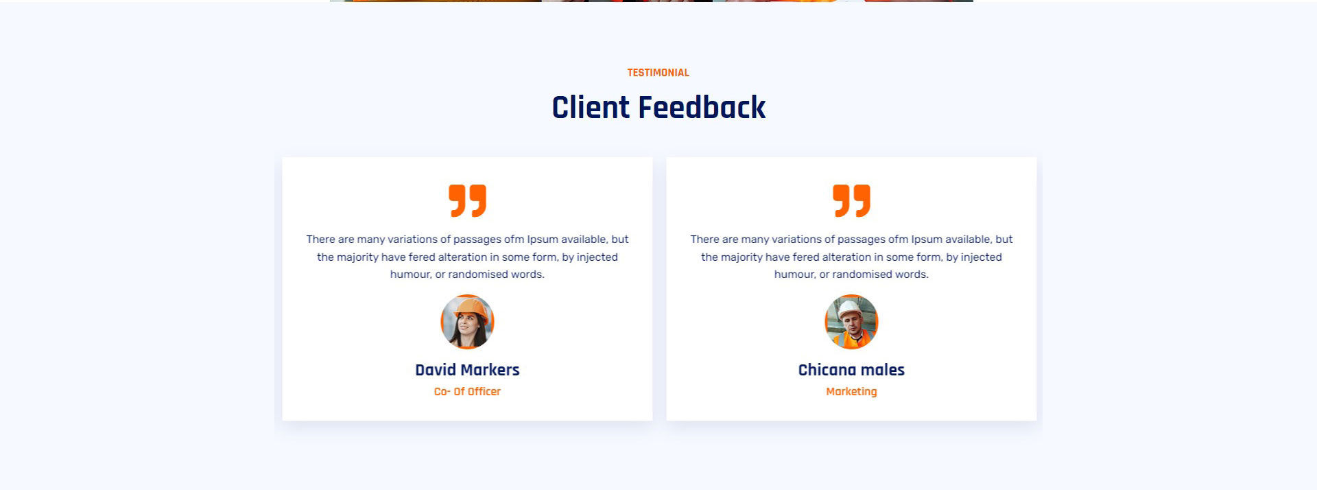 很不错的橙色工业网站模板