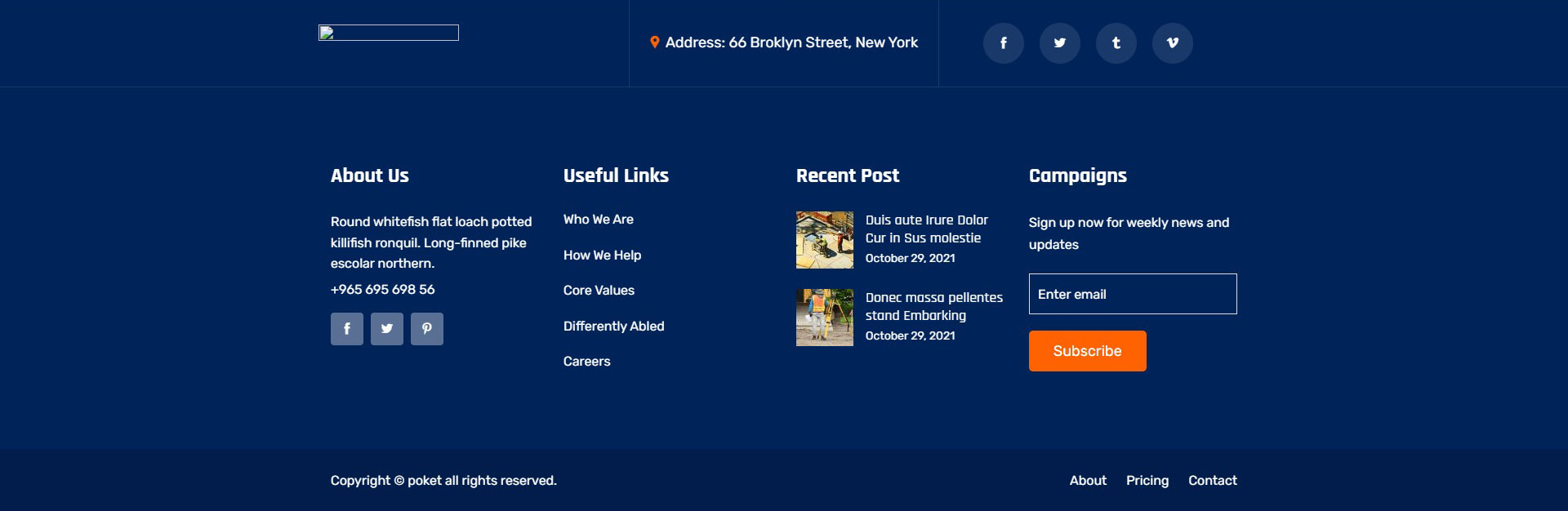 很不错的橙色工业网站模板