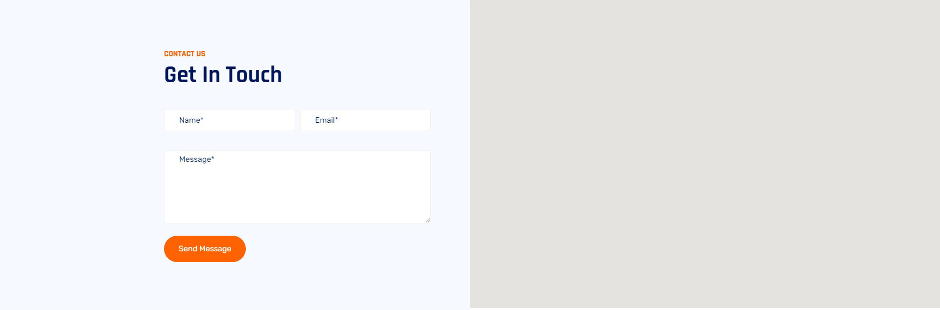很不错的橙色工业网站模板